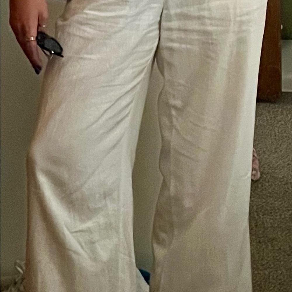 Old Navy White Wide Leg Pants